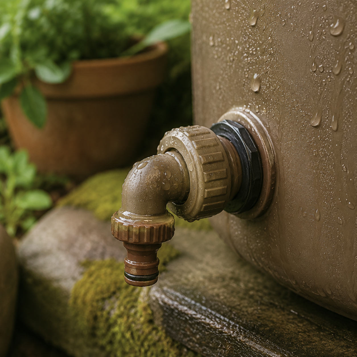 Barrel Spigot & Overflow Kit view 3