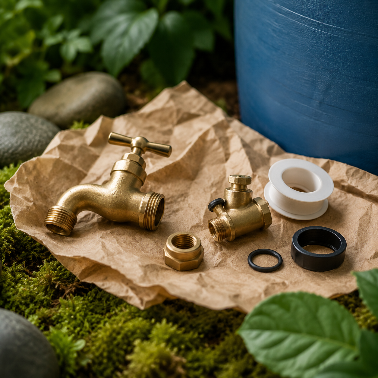 Barrel Spigot & Overflow Kit