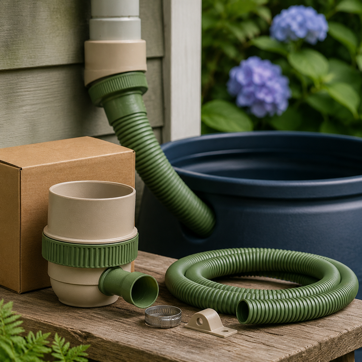 Rain Barrel Diverter Kit